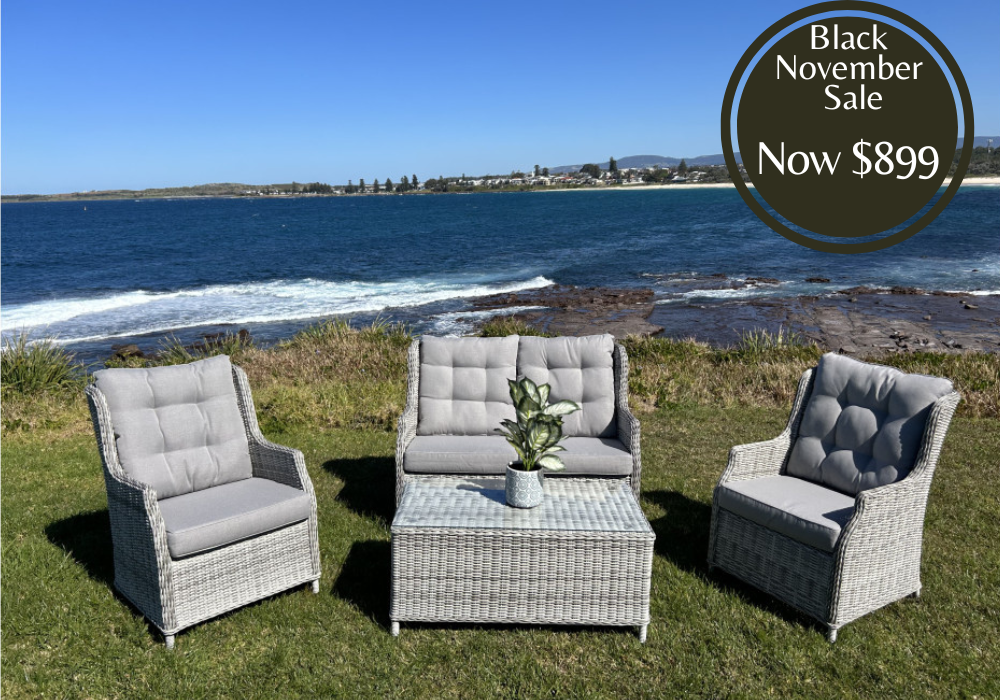 Worcester 4pce Outdoor Lounge Setting